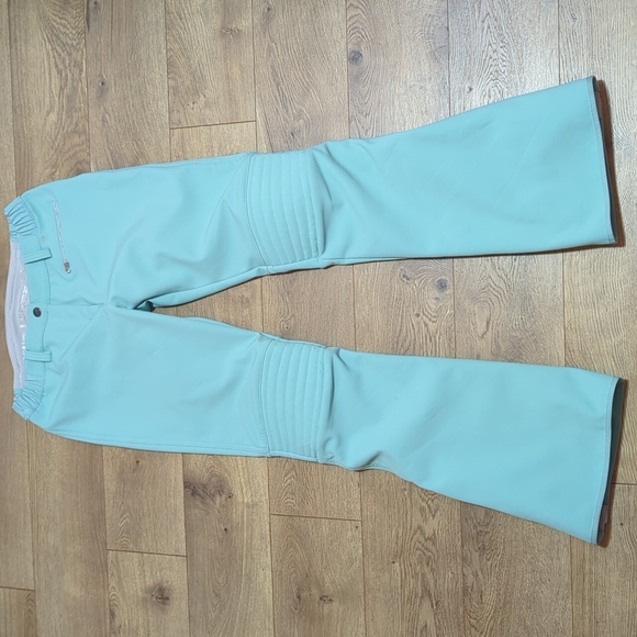 Helly Hansen Recco Insulation Mint Green Ski Fitted Pants Size M - Picture 1 of 16